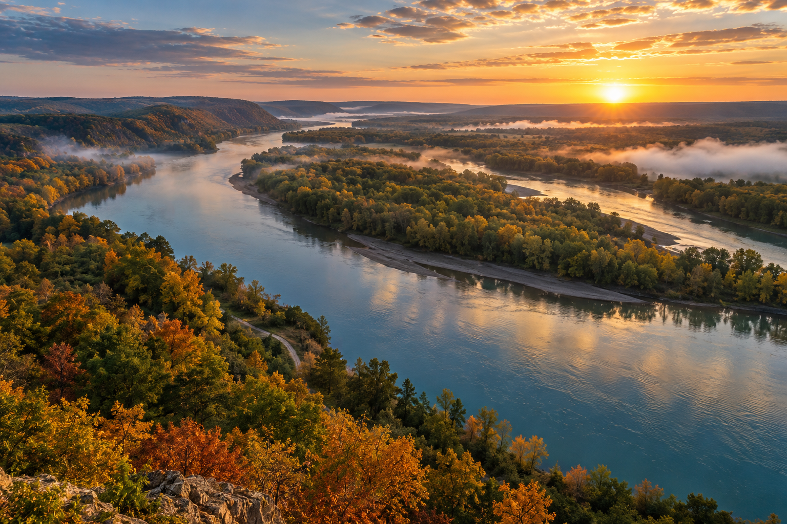 Landscape photography by the water